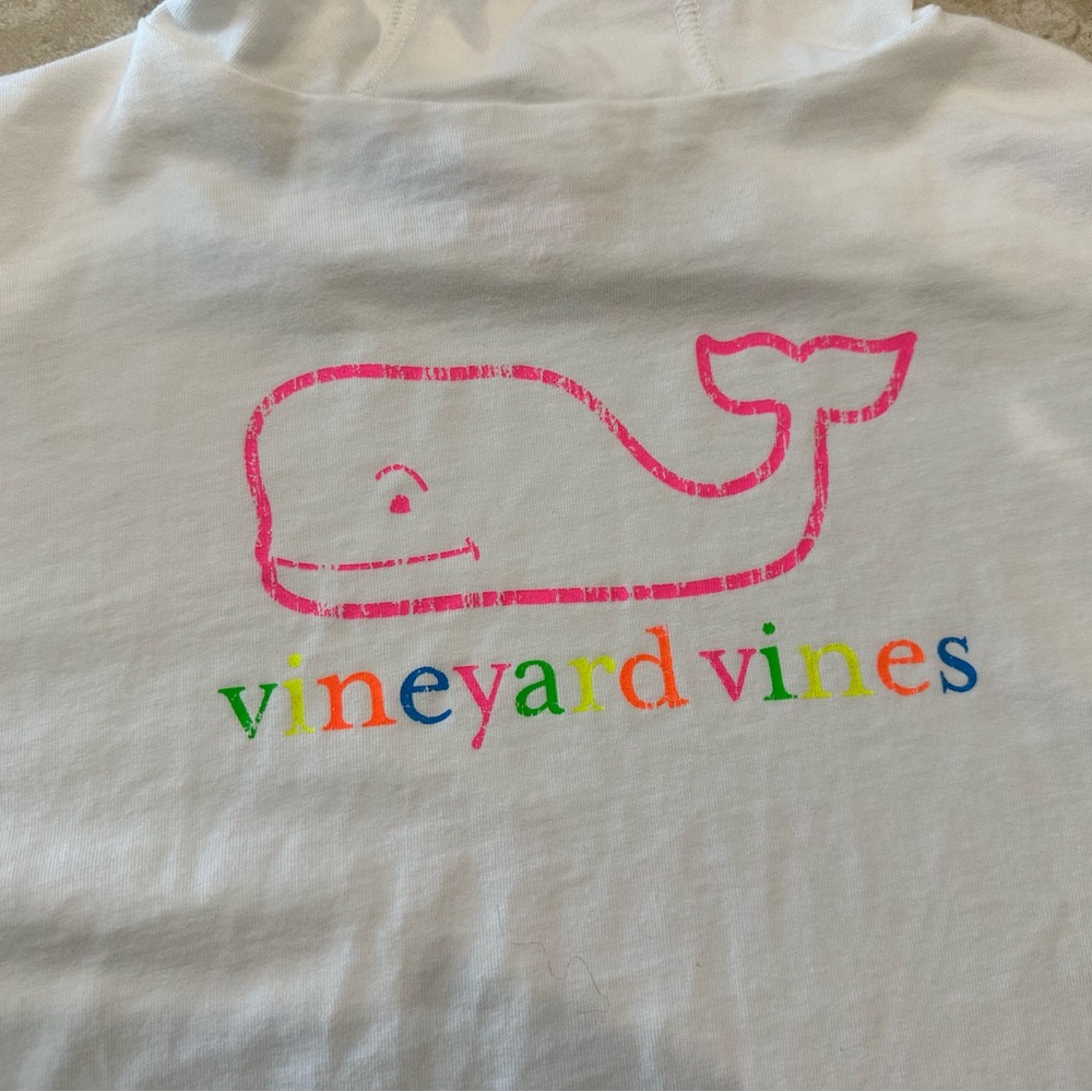Vineyard Vines White Long Sleeve Hoodie